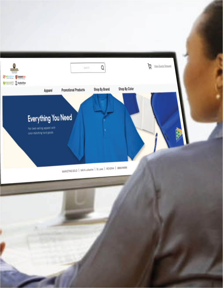 Monitor with 2024 Catalog Marketing Gold